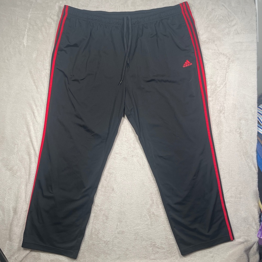 Adidas Primegreen  Tiro Track Pants Men 4XL Black Red 3-Stripes